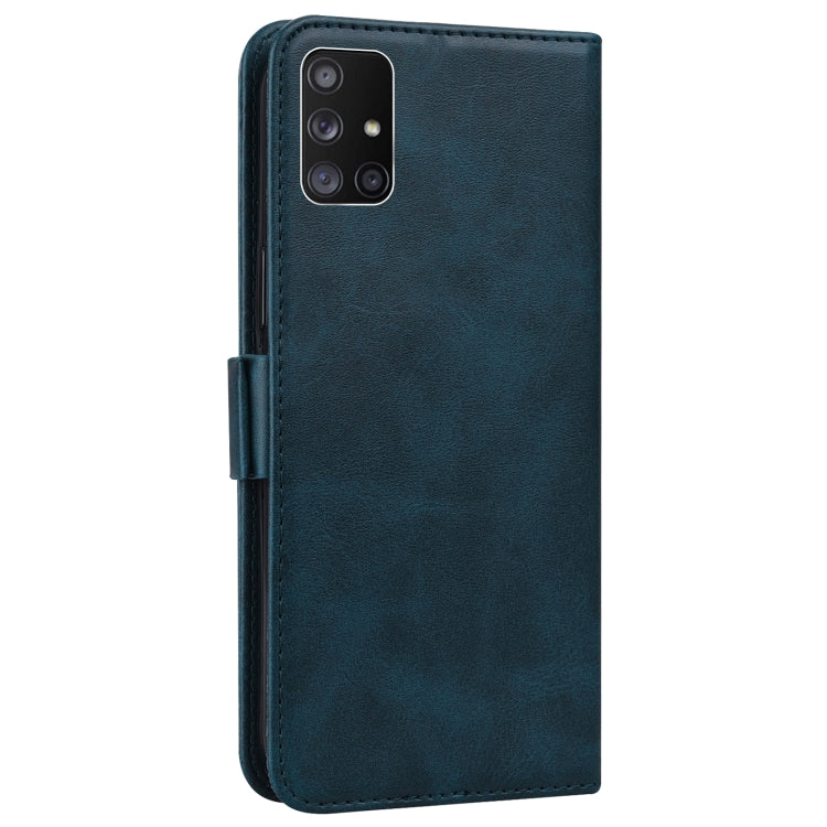 For Samsung Galaxy M51 Embossed Cat Butterflies Pattern Horizontal Flip Leather Case with Card Slot & Holder & Wallet