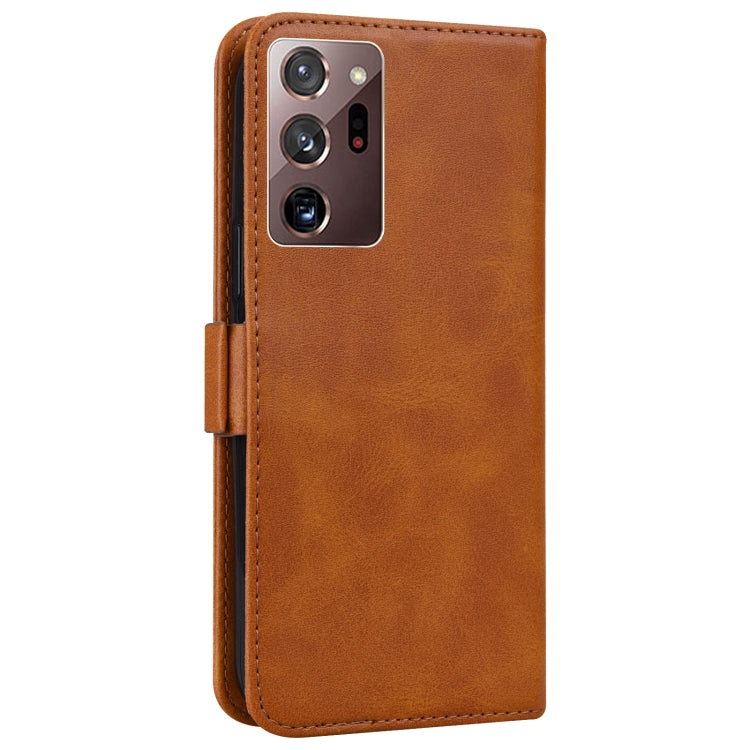 For Samsung Galaxy Note20 Ultra 5G/4G Embossed Cat Butterflies Pattern Horizontal Flip Leather Case with Card Slot & Holder & Wallet
