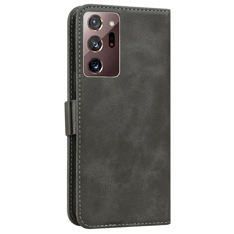 For Samsung Galaxy Note20 Ultra 5G/4G Embossed Cat Butterflies Pattern Horizontal Flip Leather Case with Card Slot & Holder & Wallet