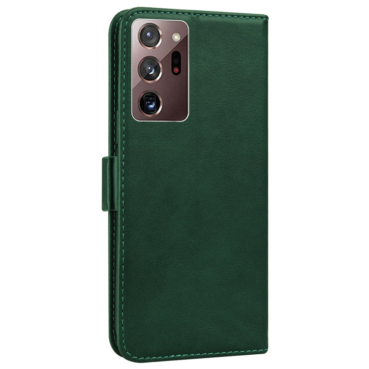For Samsung Galaxy Note20 Ultra 5G/4G Embossed Cat Butterflies Pattern Horizontal Flip Leather Case with Card Slot & Holder & Wallet
