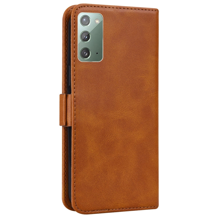 For Samsung Galaxy Note20 5G / 4G Embossed Cat Butterflies Pattern Horizontal Flip Leather Case with Card Slot & Holder & Wallet