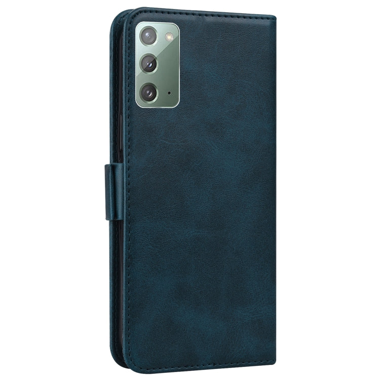 For Samsung Galaxy Note20 5G / 4G Embossed Cat Butterflies Pattern Horizontal Flip Leather Case with Card Slot & Holder & Wallet