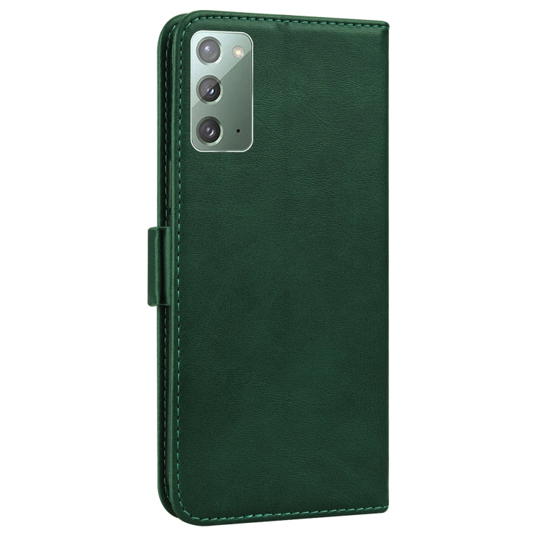For Samsung Galaxy Note20 5G / 4G Embossed Cat Butterflies Pattern Horizontal Flip Leather Case with Card Slot & Holder & Wallet