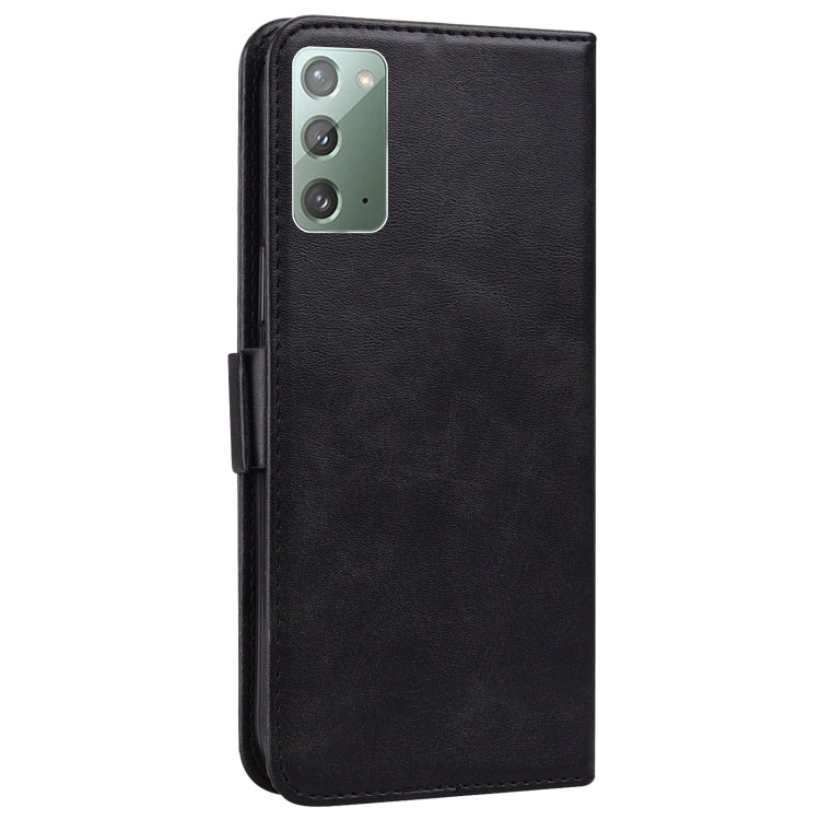 For Samsung Galaxy Note20 5G / 4G Embossed Cat Butterflies Pattern Horizontal Flip Leather Case with Card Slot & Holder & Wallet