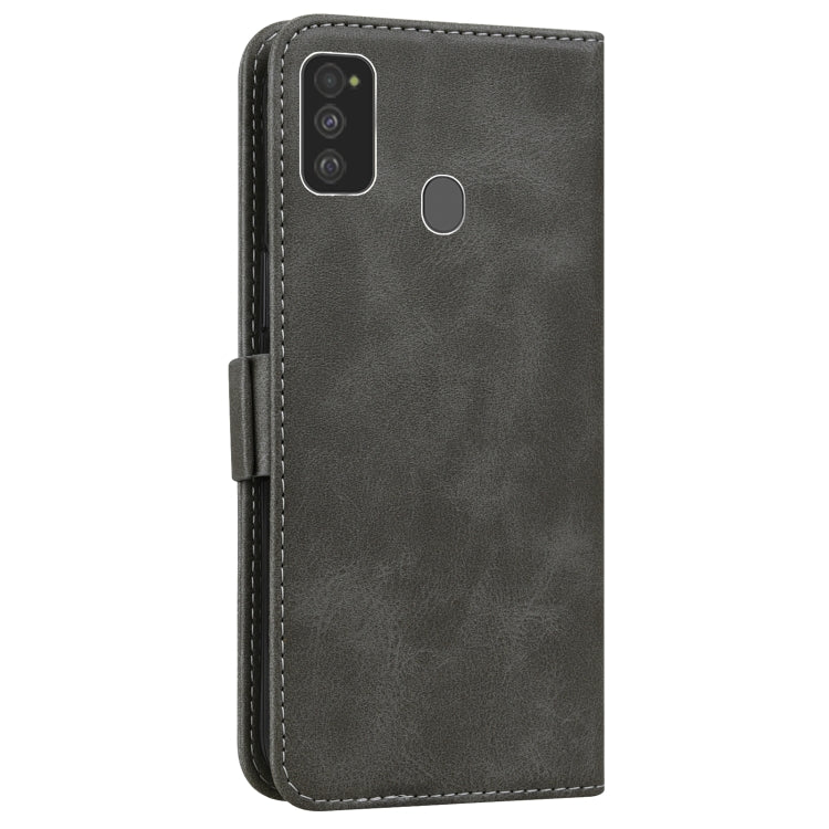 For Samsung Galaxy M21 / M30s Embossed Cat Butterflies Pattern Horizontal Flip Leather Case with Card Slot & Holder & Wallet