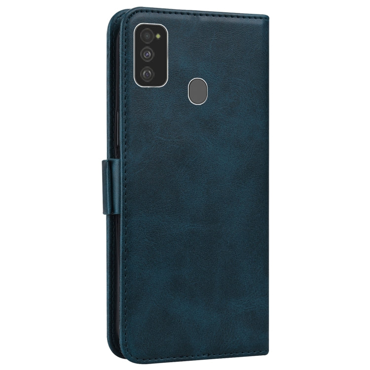For Samsung Galaxy M21 / M30s Embossed Cat Butterflies Pattern Horizontal Flip Leather Case with Card Slot & Holder & Wallet
