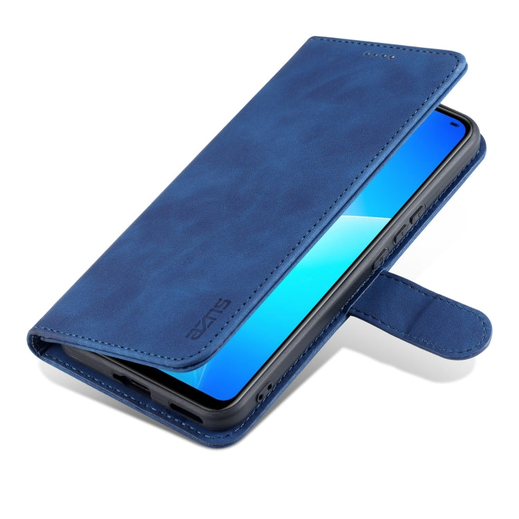 For Huawei nova 8 SE AZNS Skin Feel Calf Texture Horizontal Flip Leather Case with Card Slots & Holder & Wallet