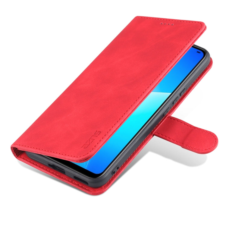 For Huawei nova 8 SE AZNS Skin Feel Calf Texture Horizontal Flip Leather Case with Card Slots & Holder & Wallet