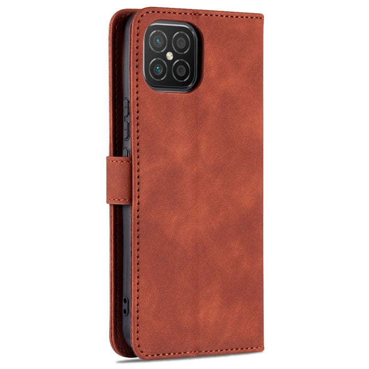 For Huawei nova 8 SE AZNS Skin Feel Calf Texture Horizontal Flip Leather Case with Card Slots & Holder & Wallet