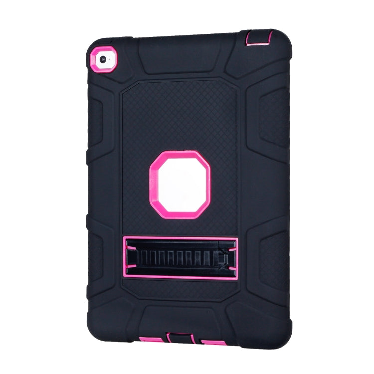 C5 Four Corners Shockproof Silicone + PC Protective Case with Holder For iPad Air 2 / iPad 6