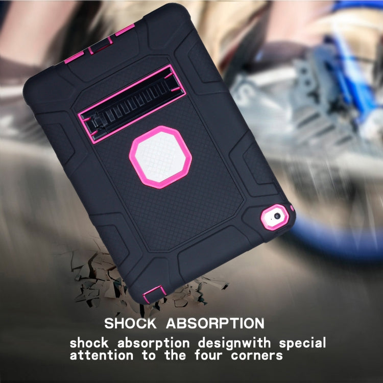 C5 Four Corners Shockproof Silicone + PC Protective Case with Holder For iPad Air 2 / iPad 6