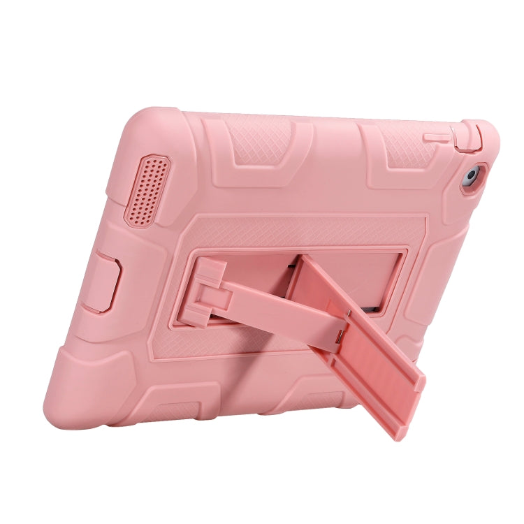 C5 Four Corners Shockproof Silicone + PC Protective Case with Holder For iPad 4 / 3 / 2