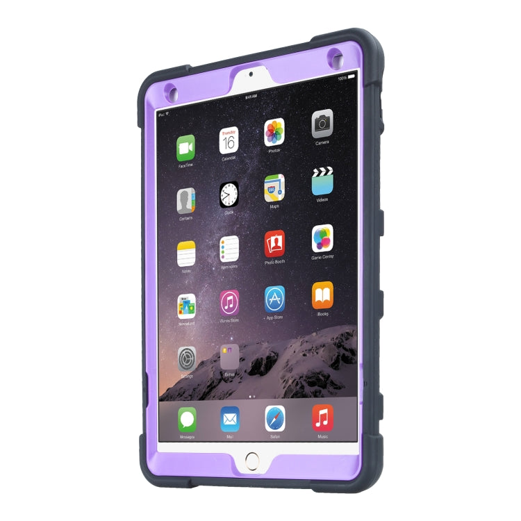 C5 Four Corners Shockproof Silicone + PC Protective Case with Holder For iPad Air 3 10.5 2019 / iPad Pro 10.5