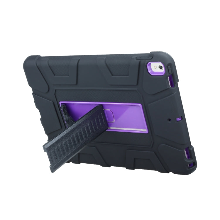 C5 Four Corners Shockproof Silicone + PC Protective Case with Holder For iPad Air 3 10.5 2019 / iPad Pro 10.5