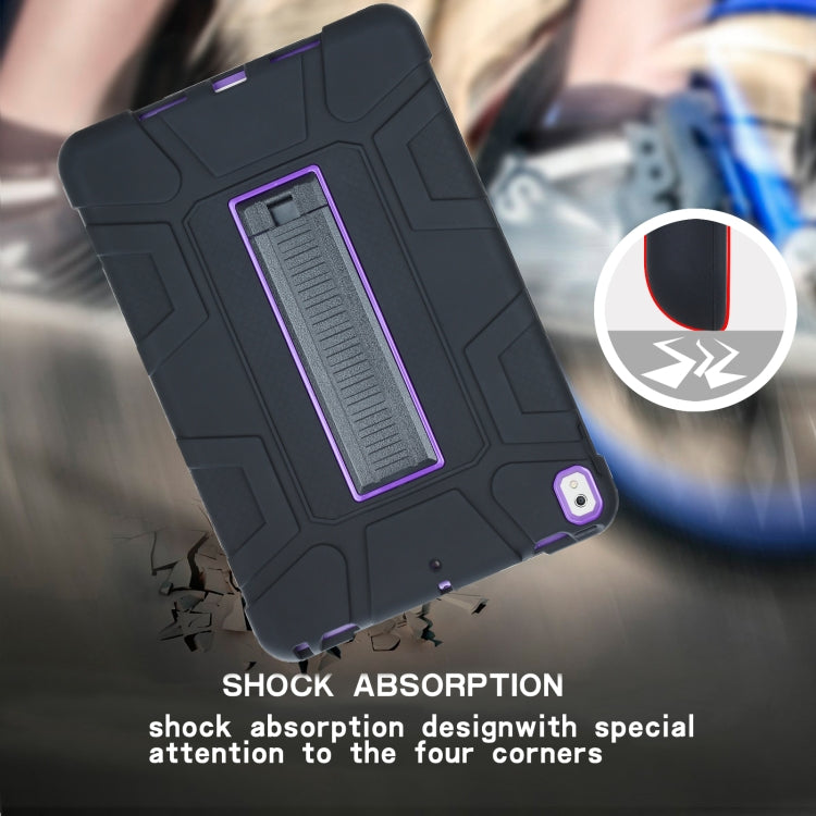 C5 Four Corners Shockproof Silicone + PC Protective Case with Holder For iPad Air 3 10.5 2019 / iPad Pro 10.5