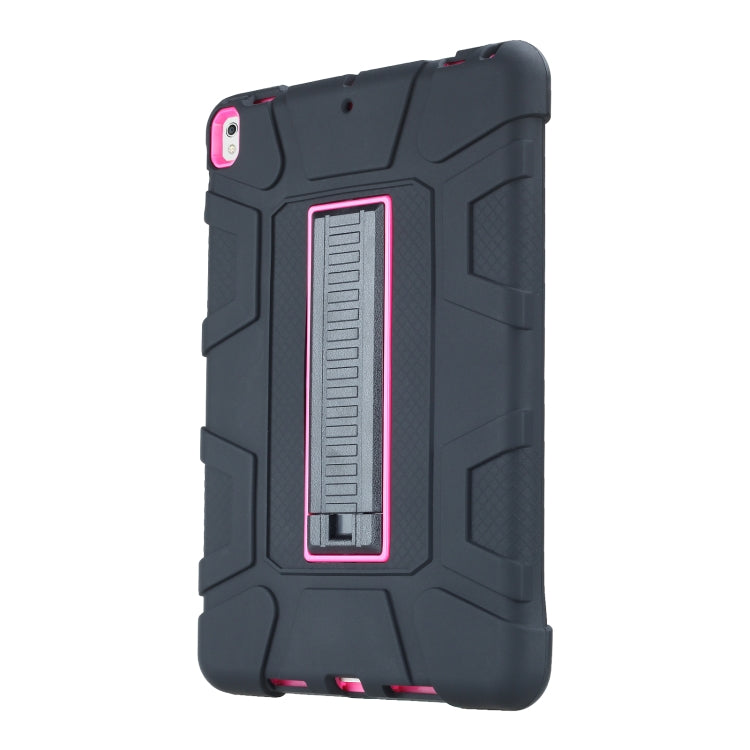 C5 Four Corners Shockproof Silicone + PC Protective Case with Holder For iPad Air 3 10.5 2019 / iPad Pro 10.5