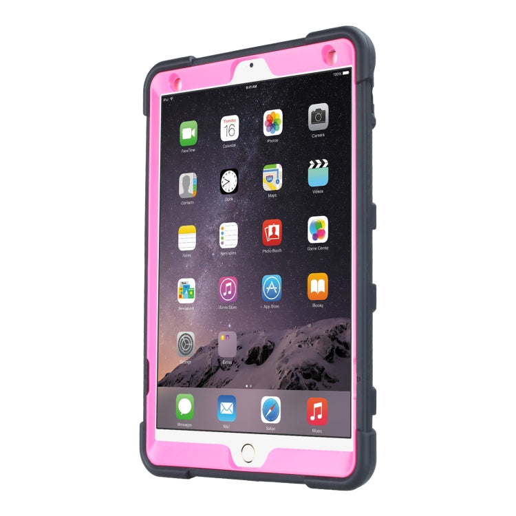 C5 Four Corners Shockproof Silicone + PC Protective Case with Holder For iPad Air 3 10.5 2019 / iPad Pro 10.5