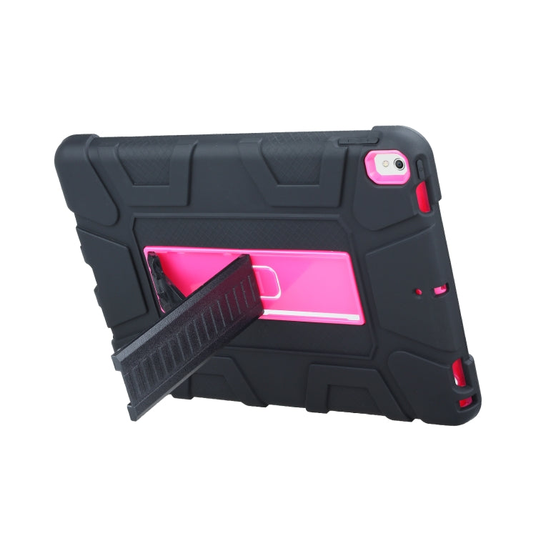 C5 Four Corners Shockproof Silicone + PC Protective Case with Holder For iPad Air 3 10.5 2019 / iPad Pro 10.5