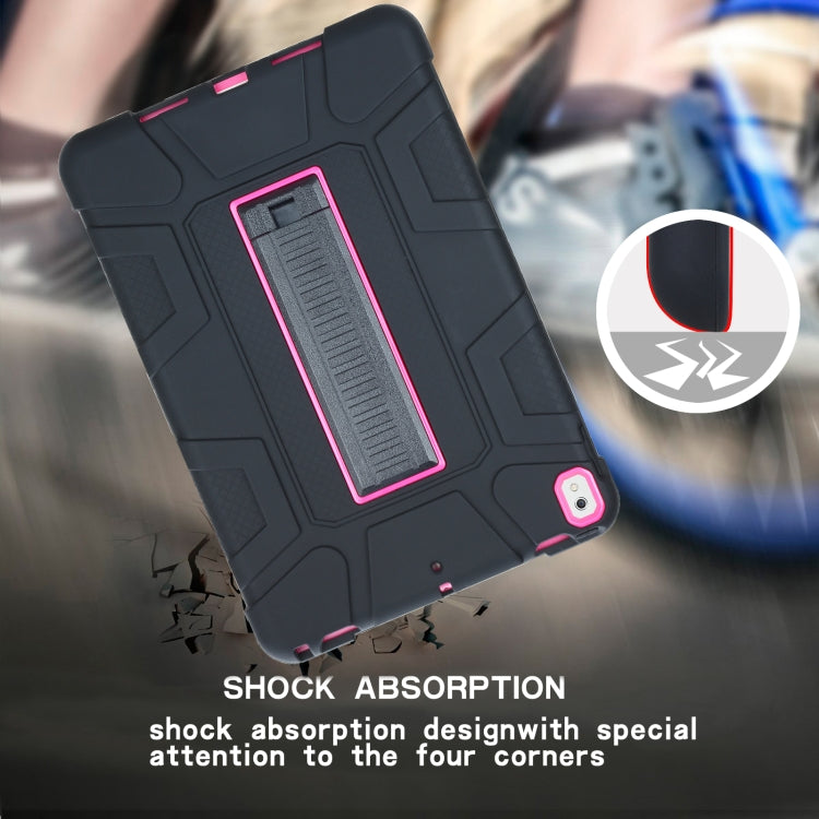 C5 Four Corners Shockproof Silicone + PC Protective Case with Holder For iPad Air 3 10.5 2019 / iPad Pro 10.5