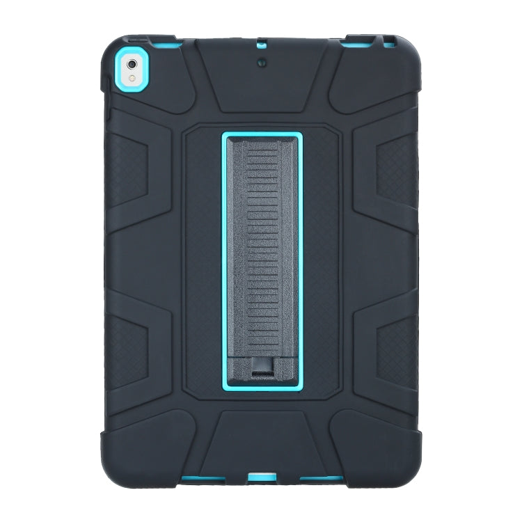 C5 Four Corners Shockproof Silicone + PC Protective Case with Holder For iPad Air 3 10.5 2019 / iPad Pro 10.5