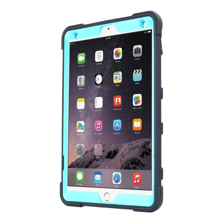 C5 Four Corners Shockproof Silicone + PC Protective Case with Holder For iPad Air 3 10.5 2019 / iPad Pro 10.5