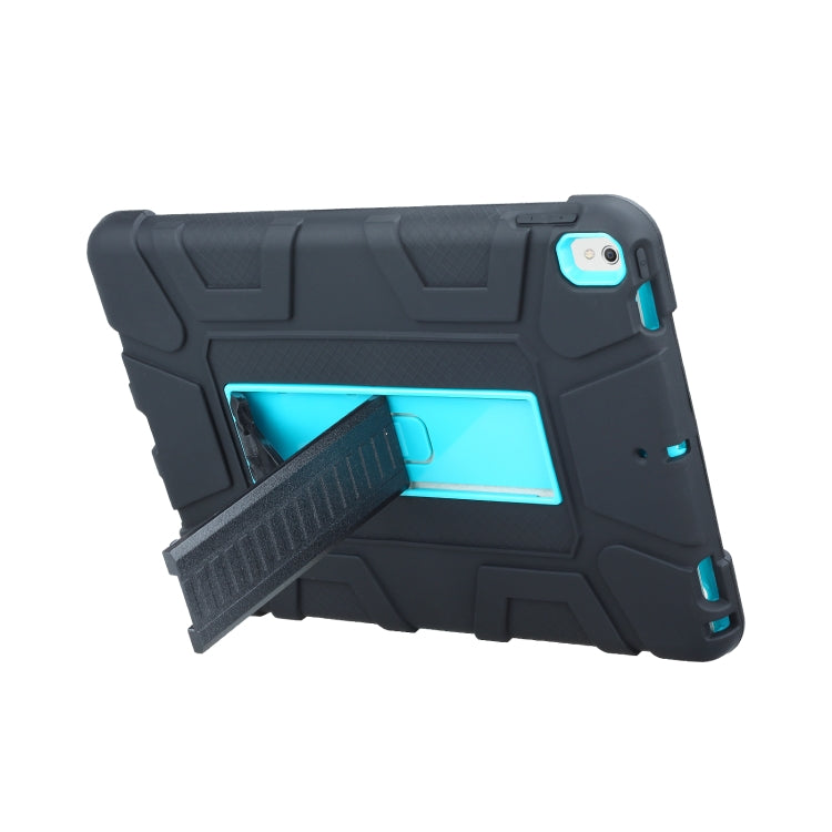 C5 Four Corners Shockproof Silicone + PC Protective Case with Holder For iPad Air 3 10.5 2019 / iPad Pro 10.5