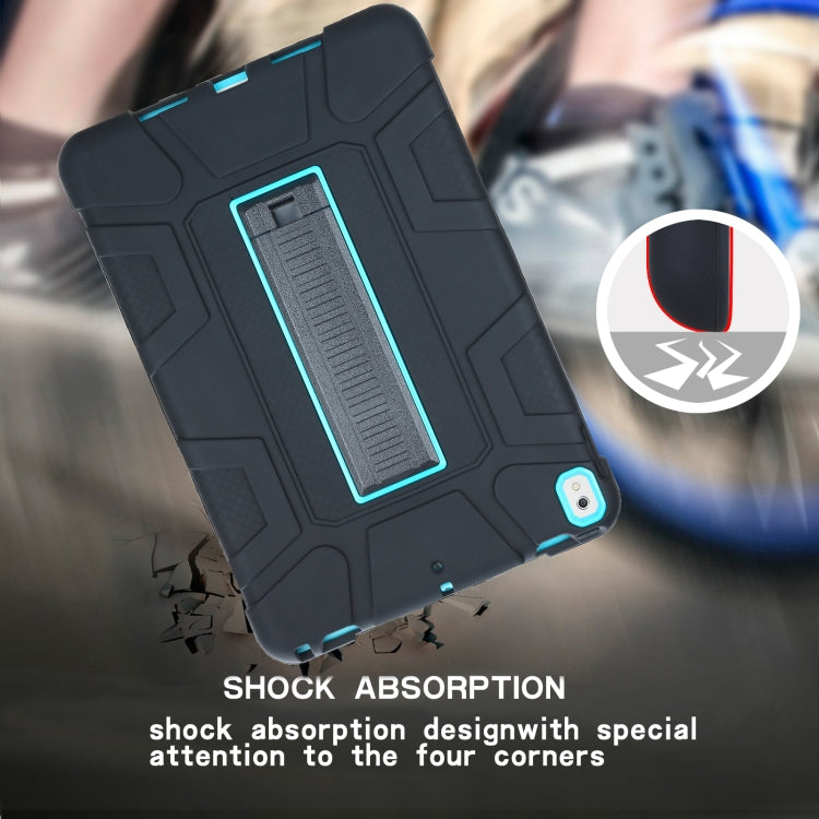 C5 Four Corners Shockproof Silicone + PC Protective Case with Holder For iPad Air 3 10.5 2019 / iPad Pro 10.5
