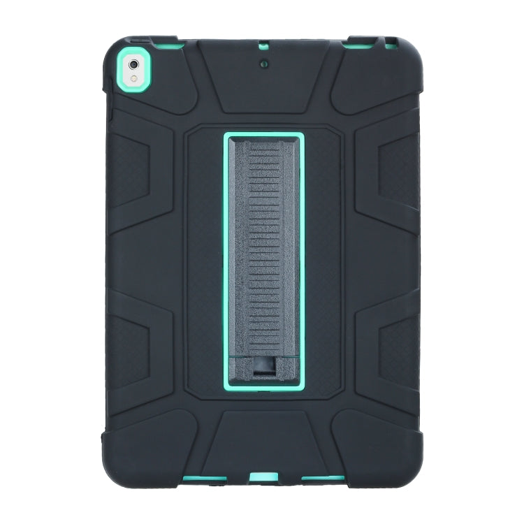 C5 Four Corners Shockproof Silicone + PC Protective Case with Holder For iPad Air 3 10.5 2019 / iPad Pro 10.5