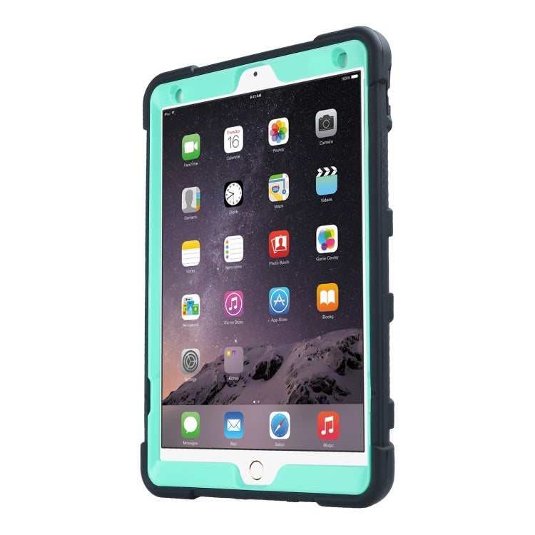 C5 Four Corners Shockproof Silicone + PC Protective Case with Holder For iPad Air 3 10.5 2019 / iPad Pro 10.5