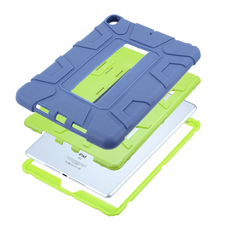 C5 Four Corners Shockproof Silicone + PC Protective Case with Holder For iPad Air 3 10.5 2019 / iPad Pro 10.5