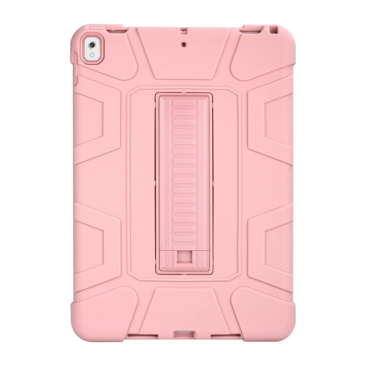 C5 Four Corners Shockproof Silicone + PC Protective Case with Holder For iPad Air 3 10.5 2019 / iPad Pro 10.5