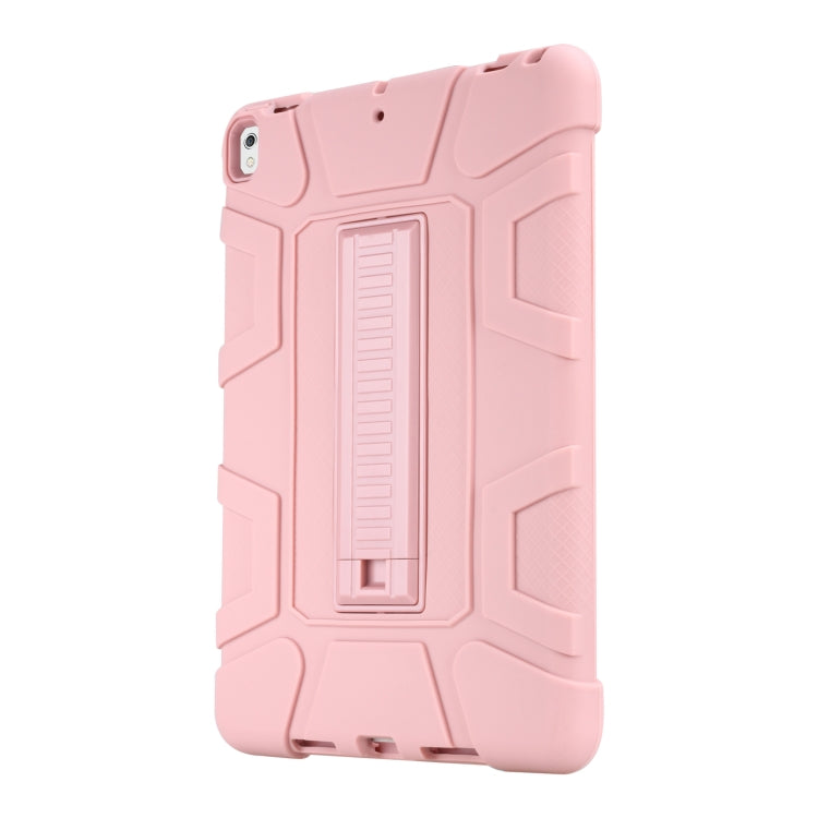 C5 Four Corners Shockproof Silicone + PC Protective Case with Holder For iPad Air 3 10.5 2019 / iPad Pro 10.5