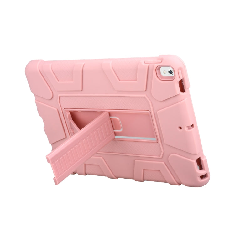 C5 Four Corners Shockproof Silicone + PC Protective Case with Holder For iPad Air 3 10.5 2019 / iPad Pro 10.5