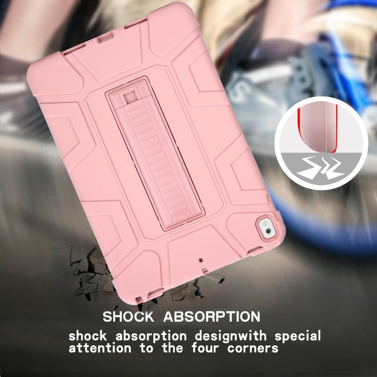 C5 Four Corners Shockproof Silicone + PC Protective Case with Holder For iPad Air 3 10.5 2019 / iPad Pro 10.5