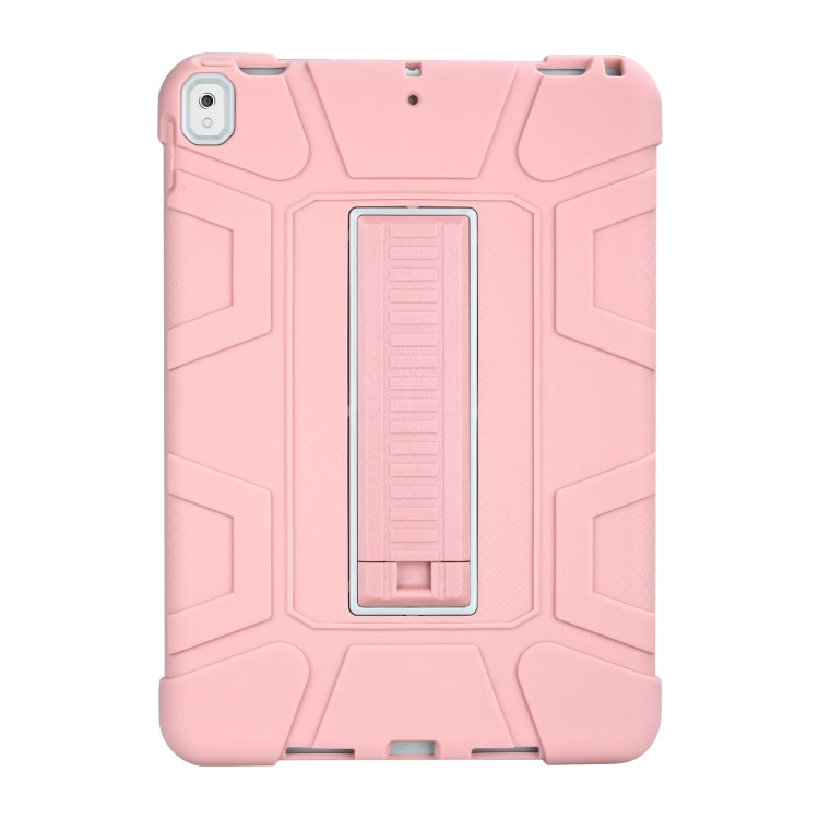 C5 Four Corners Shockproof Silicone + PC Protective Case with Holder For iPad Air 3 10.5 2019 / iPad Pro 10.5