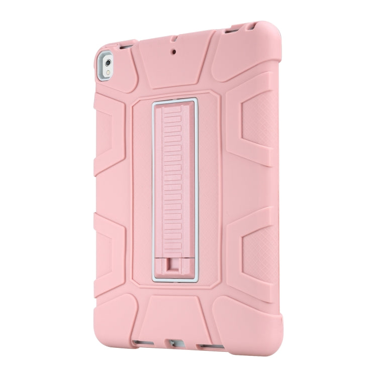 C5 Four Corners Shockproof Silicone + PC Protective Case with Holder For iPad Air 3 10.5 2019 / iPad Pro 10.5