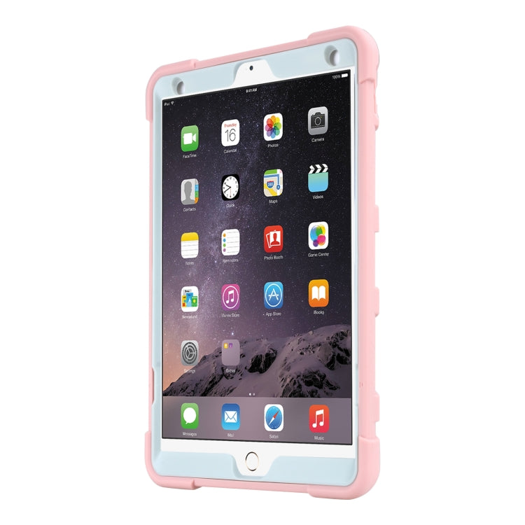 C5 Four Corners Shockproof Silicone + PC Protective Case with Holder For iPad Air 3 10.5 2019 / iPad Pro 10.5