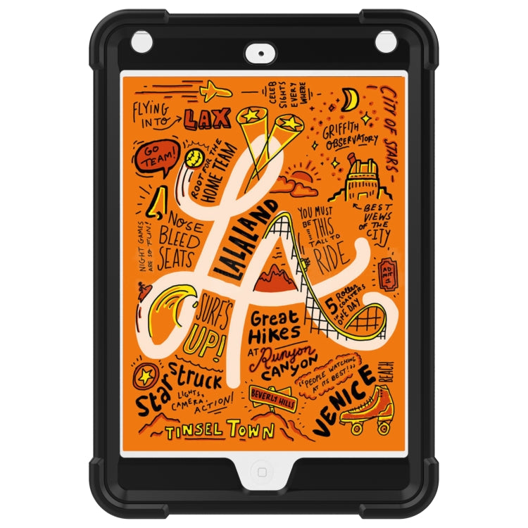 C5 Four Corners Shockproof Silicone + PC Protective Case with Holder For iPad mini 5 / 4