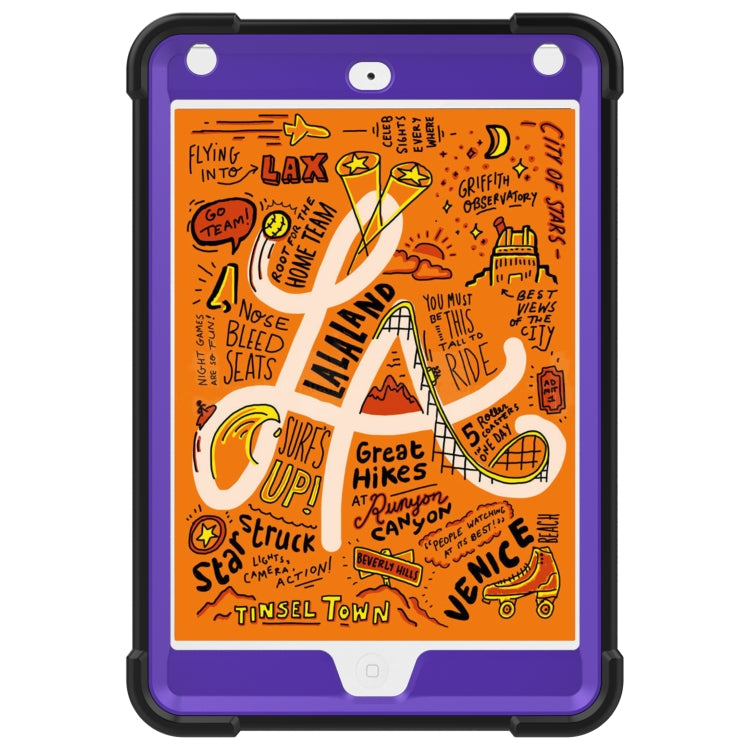 C5 Four Corners Shockproof Silicone + PC Protective Case with Holder For iPad mini 5 / 4