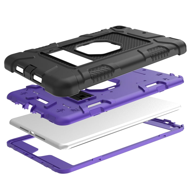 C5 Four Corners Shockproof Silicone + PC Protective Case with Holder For iPad mini 5 / 4