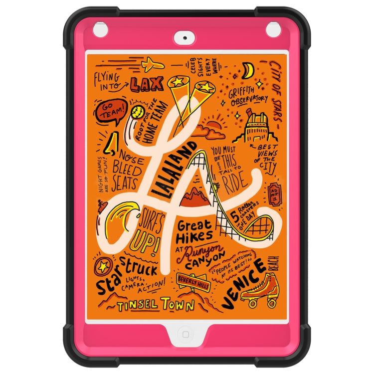 C5 Four Corners Shockproof Silicone + PC Protective Case with Holder For iPad mini 5 / 4
