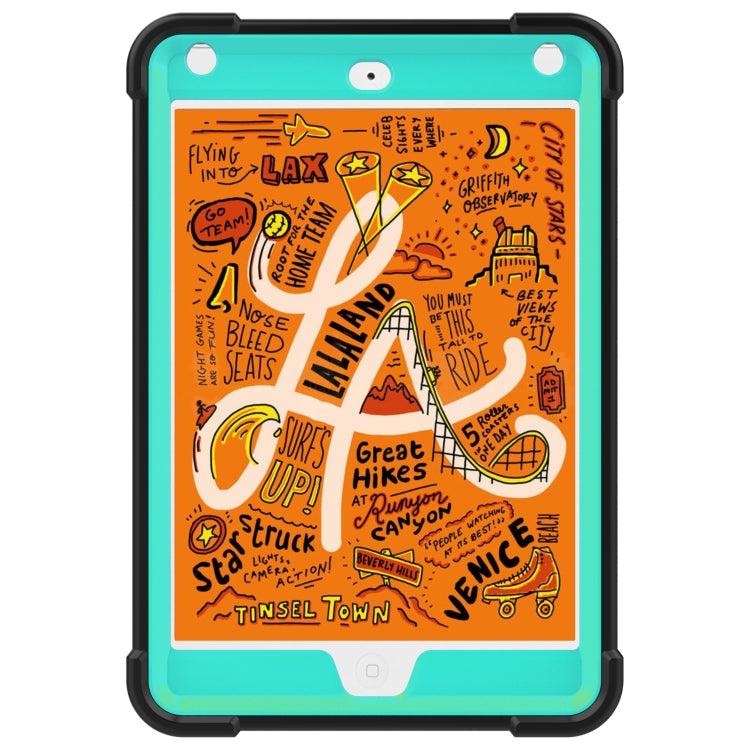 C5 Four Corners Shockproof Silicone + PC Protective Case with Holder For iPad mini 5 / 4