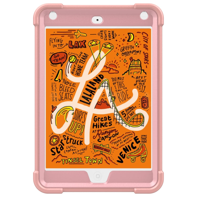 C5 Four Corners Shockproof Silicone + PC Protective Case with Holder For iPad mini 5 / 4