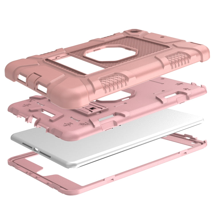 C5 Four Corners Shockproof Silicone + PC Protective Case with Holder For iPad mini 5 / 4