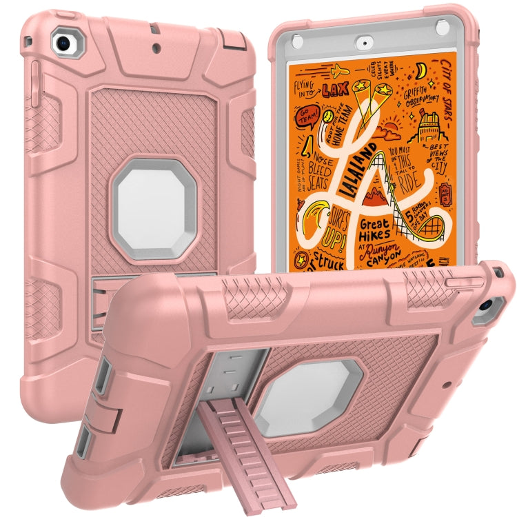 C5 Four Corners Shockproof Silicone + PC Protective Case with Holder For iPad mini 5 / 4