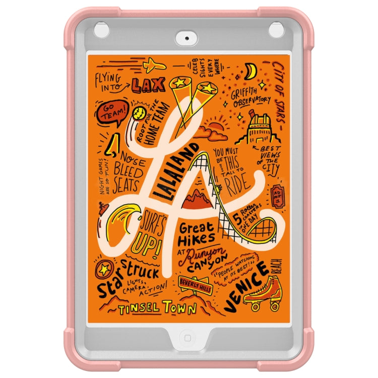 C5 Four Corners Shockproof Silicone + PC Protective Case with Holder For iPad mini 5 / 4