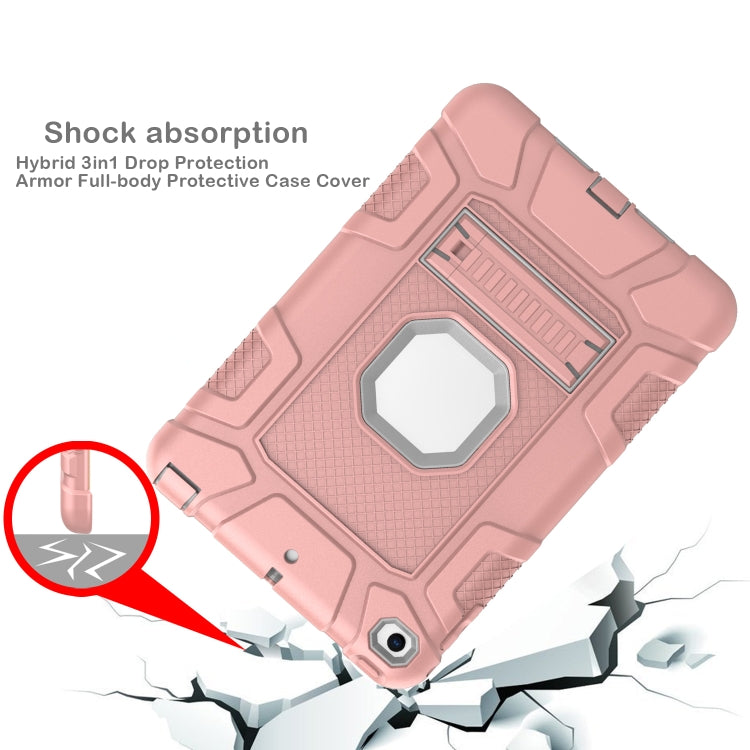 C5 Four Corners Shockproof Silicone + PC Protective Case with Holder For iPad mini 5 / 4