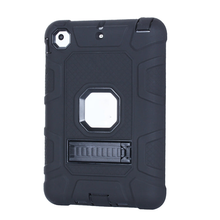 C5 Four Corners Shockproof Silicone + PC Protective Case with Holder For iPad mini 3 / 2 / 1