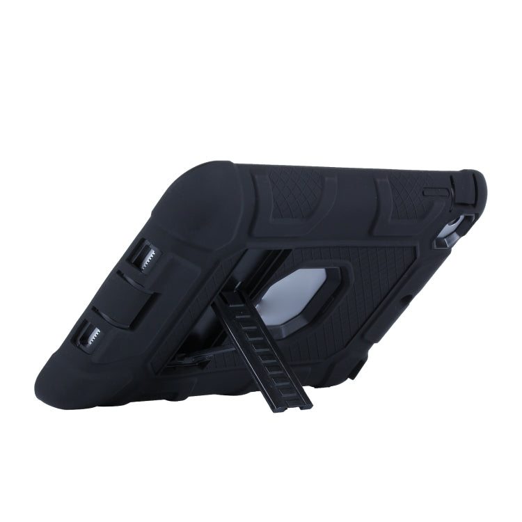 C5 Four Corners Shockproof Silicone + PC Protective Case with Holder For iPad mini 3 / 2 / 1