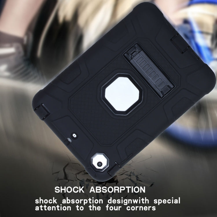 C5 Four Corners Shockproof Silicone + PC Protective Case with Holder For iPad mini 3 / 2 / 1